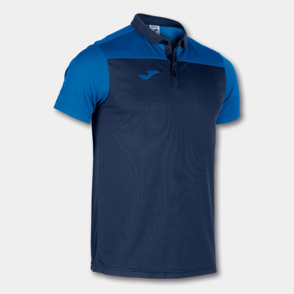 Pánské polo tričko JOMA COMBI POLO SHIRT NAVY-ROYAL S/S - foto 0