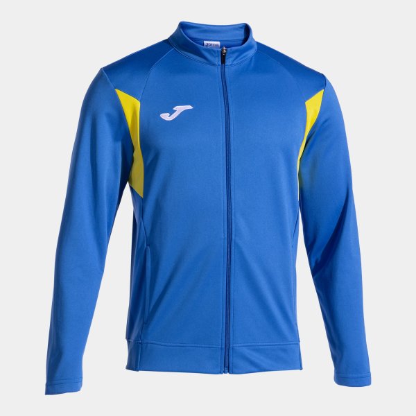 Pánská mikina JOMA WINNER III FULL ZIP SWEATSHIRT ROYAL YELLOW - foto 0