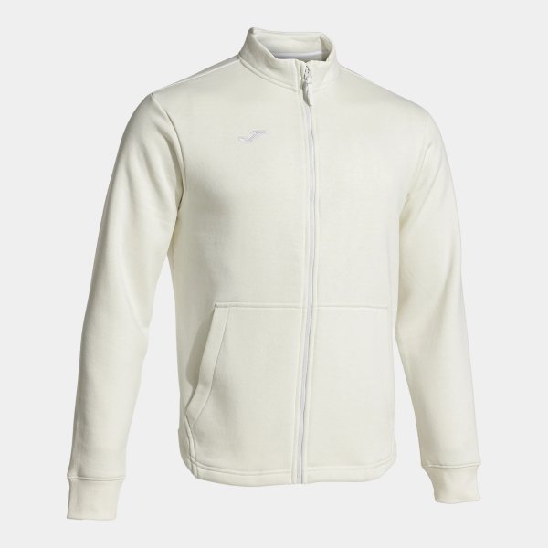 Pánská mikina JOMA CONFORT IV FULL ZIP SWEATSHIRT BEIGE - foto 0