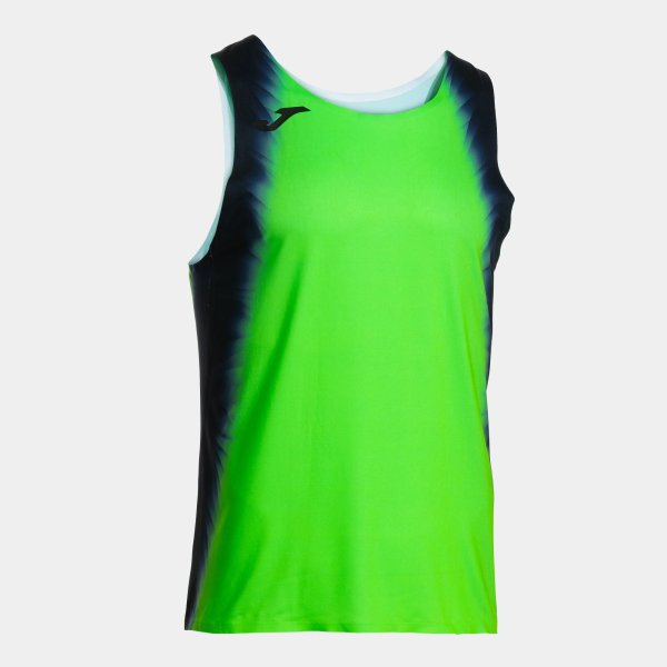 Pánské tílko JOMA ELITE XI TANK TOP FLUOR GREEN NAVY - foto 0