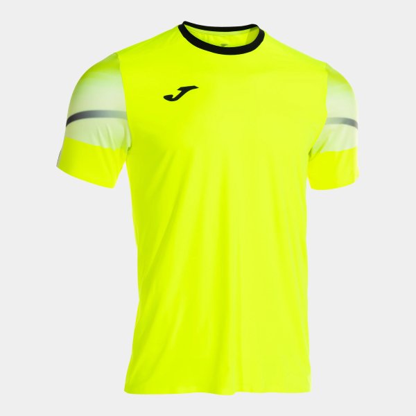 Pánské tričko JOMA ELITE XI SHORT SLEEVE T-SHIRT FLUOR YELLOW BLACK - foto 0