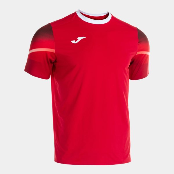 Pánské tričko JOMA ELITE XI SHORT SLEEVE T-SHIRT RED WHITE - foto 0