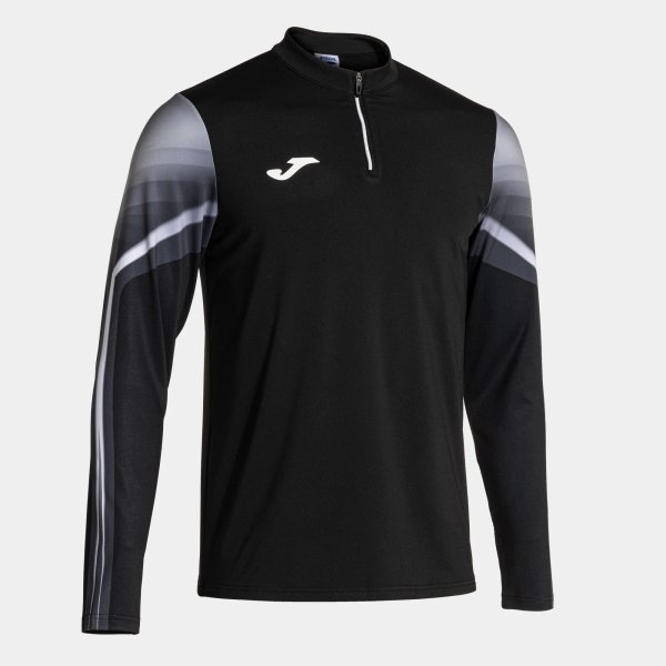 Pánská mikina JOMA ELITE XI SWEATSHIRT BLACK ANTHRACITE - foto 0