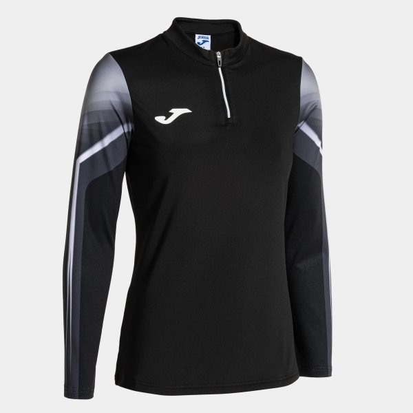 Dámská mikina JOMA ELITE XI SWEATSHIRT BLACK ANTHRACITE - foto 0
