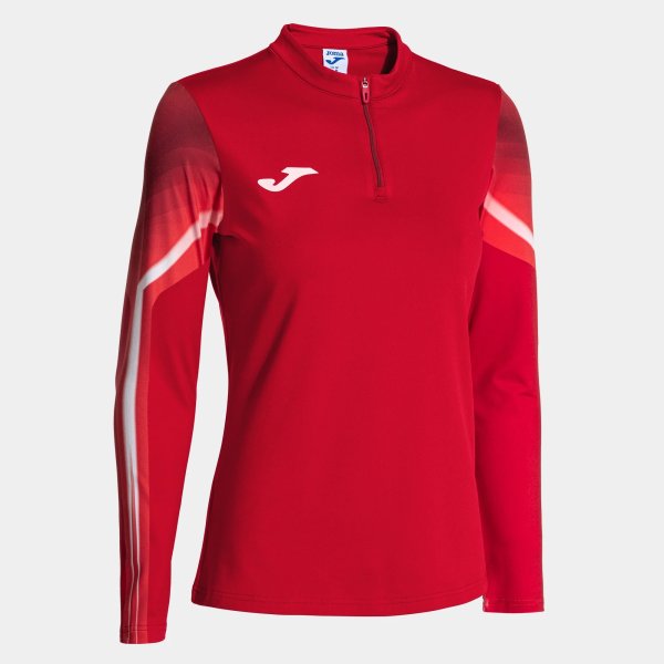 Dámská mikina JOMA ELITE XI SWEATSHIRT RED WHITE - foto 0