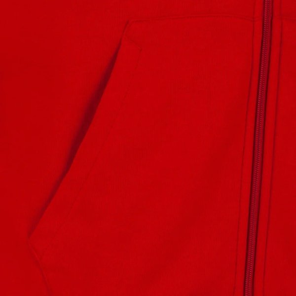 Pánská mikina JOMA CAMPUS III HOODED JACKET RED - foto 8