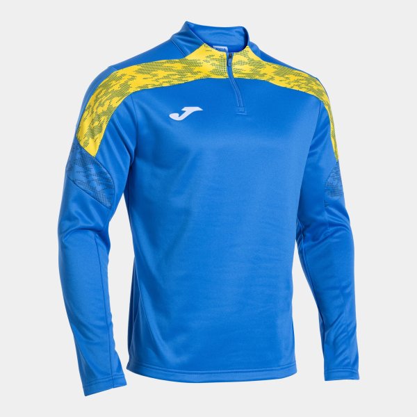 Pánská mikina JOMA CHAMPIONSHIP VIII SWEATSHIRT ROYAL BLUE YELLOW - foto 0