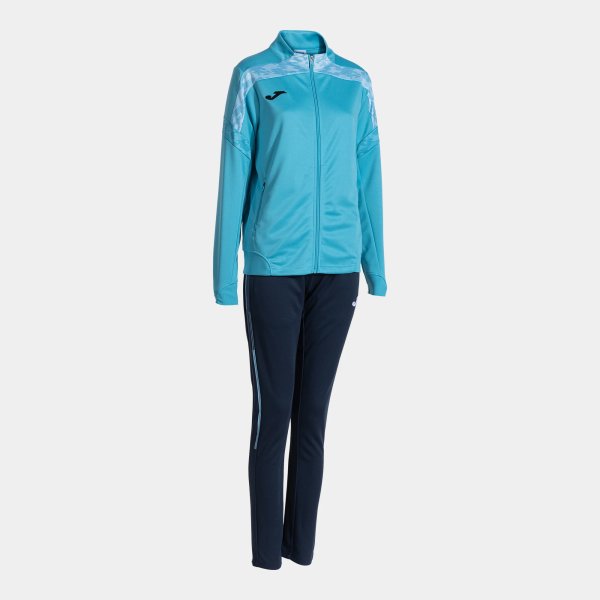 Dámská souprava JOMA CHAMPIONSHIP VIII TRACKSUIT FLUOR TURQUOISE NAVY BLUE - foto 0