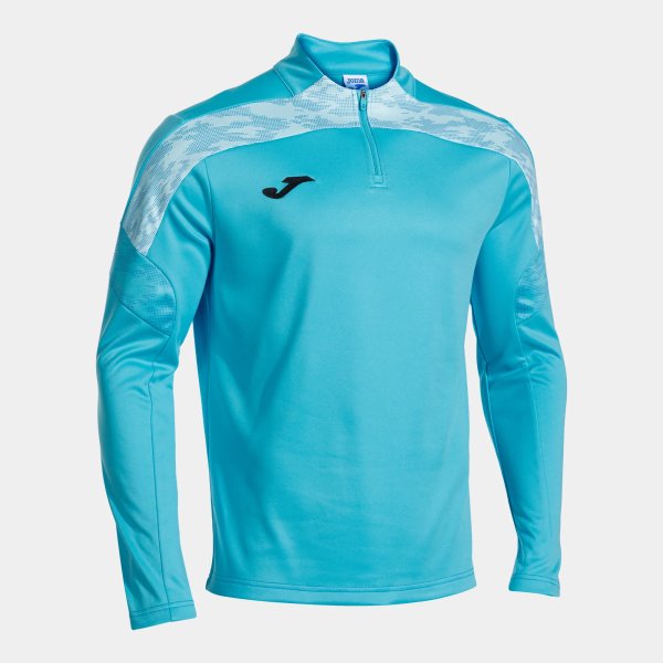 Pánská mikina JOMA CHAMPIONSHIP VIII SWEATSHIRT FLUOR TURQUOISE - foto 0