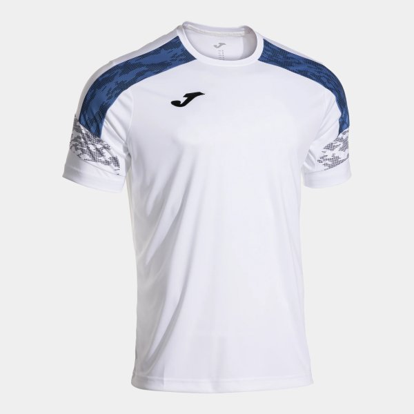 Pánské tričko JOMA CHAMPIONSHIP VIII SHORT SLEEVE T-SHIRT WHITE ROYAL BLUE - foto 0