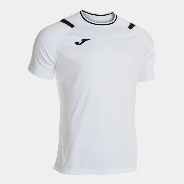 Pánský dres JOMA PERFORMANCE SHORT SLEEVE T-SHIRT WHITE BLACK - foto 0