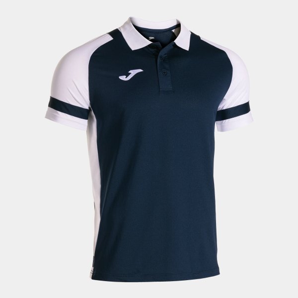 Pánské polo tričko JOMA PHOENIX III SHORT SLEEVE POLO NAVY BLUE WHITE - foto 0