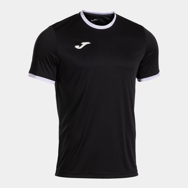 Pánské tričko JOMA COMBI PREMIUM SHORT SLEEVE T-SHIRT BLACK WHITE - foto 0
