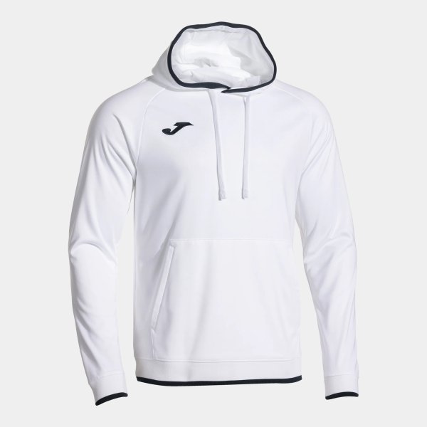 Pánská mikina JOMA COMBI PREMIUM HOODIE WHITE DARK NAVY - foto 0