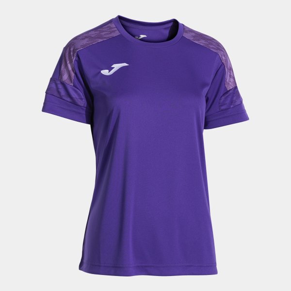 Dámské tričko JOMA CHAMPIONSHIP VIII SHORT SLEEVE T-SHIRT VIOLET - foto 0
