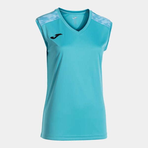 Dámské tílko JOMA CHAMPIONSHIP VIII SLEEVELESS SHIRT FLUOR TURQUOISE - foto 0